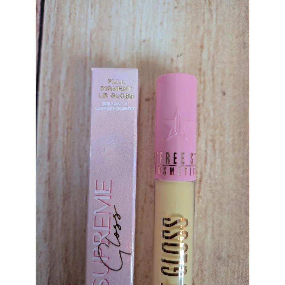 Jeffree Star Cosmetics Supreme Gloss Full Pigment Lip Gloss Urethra Pale Yellow